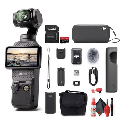 DJI Osmo Pocket 3 Creator Combo, Handheld Vlogging Camera and DJI