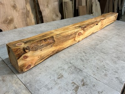 Pine Mantel Beam/Fireplace Mantle Beam/Rustic Modern Wood/Knotty Pine  Beam