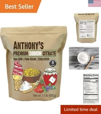 Food Grade Sodium Citrate Powder - 24 oz Gluten-Free Cheese Flavor Additive