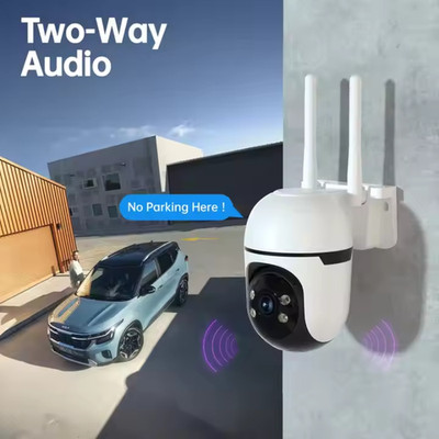 WESECUU 3MP Mini PTZ WiFi CCTV Security Camera