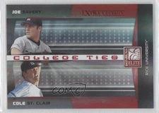 2008 Donruss Elite Extra Edition Red 15/50 Cole St Clair Joe Savery #CTC-31 0m8