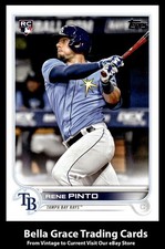 2022 Topps Update Rene Pinto #US153 Tampa Bay Rays Rookie MLB Baseball