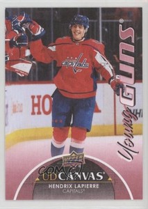 2021 Upper Deck Series 2 UD Canvas Young Guns Hendrix Lapierre #C225 Rookie RC