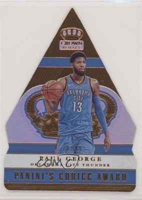 2017-18 Panini Crown Royale Panini's Choice Awards 78/99 Paul George #PC-47 fm0