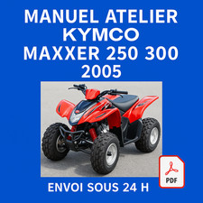 Manuel Atelier Kymco Maxxer 250 300 2005 Revue Technique Moto RMT CD PDF