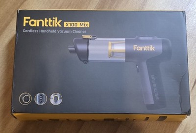 Fanttik Slim X100 Mix Car Vacuum, 4 in 1 Handheld Air Duster, 12000PA