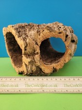 CORK BARK HAMSTER TUBE NEST HIDE SYRIAN GERBIL RAT 23CM LONG MINIMUM 7CM WIDE 
