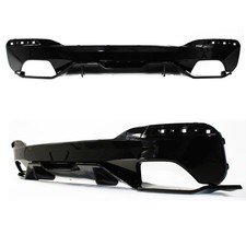 Heckdiffusor schwarz gl�nzend passend f�r BMW 5er G30 / G31, Bj. 2017-