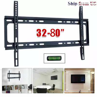 LCD LED Flat TV Wall Mount Bracket for 32 37 42 46 47 50 52 55 60 65 70 80in