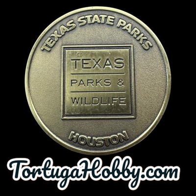 Texas State Parks & Wildlife Geocache Challenge Coin - Houston
