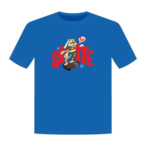 Camiseta gráfica de skate callejero para hombre - Camiseta estilo patinador algodón cuello redondo regalo - Imagen 6 de 6