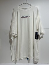O'NEILL MEN'S 24/7 TECH UPF 30 SUN SHIRT - 5XT - WHITE - NEW w/TAGS