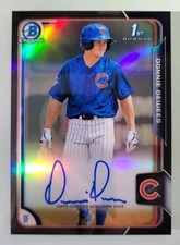 2015 Bowman Chrome Donnie Dewees Auto Black Refractor /35 #BCA-DD CUBS