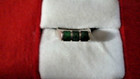 Malachite Mexico Sterling Silver Ring;  Size  6; Wt. of 5.0 grams — photo 1