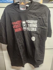 Hot Leathers Mens 2nd Amendment Black T-Shirt 2XL