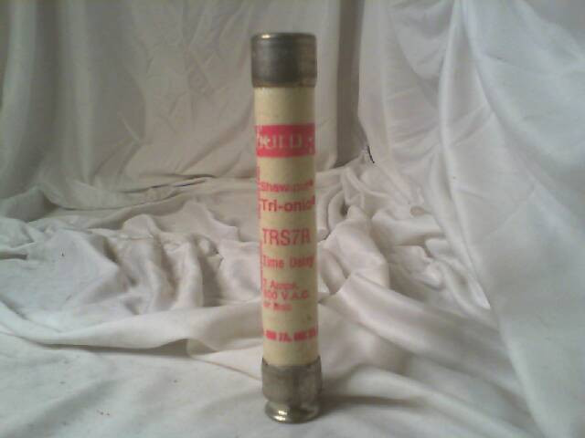 Gould Shawmut TRS7R Time Delay Fuse 7A 600Vac-Used img