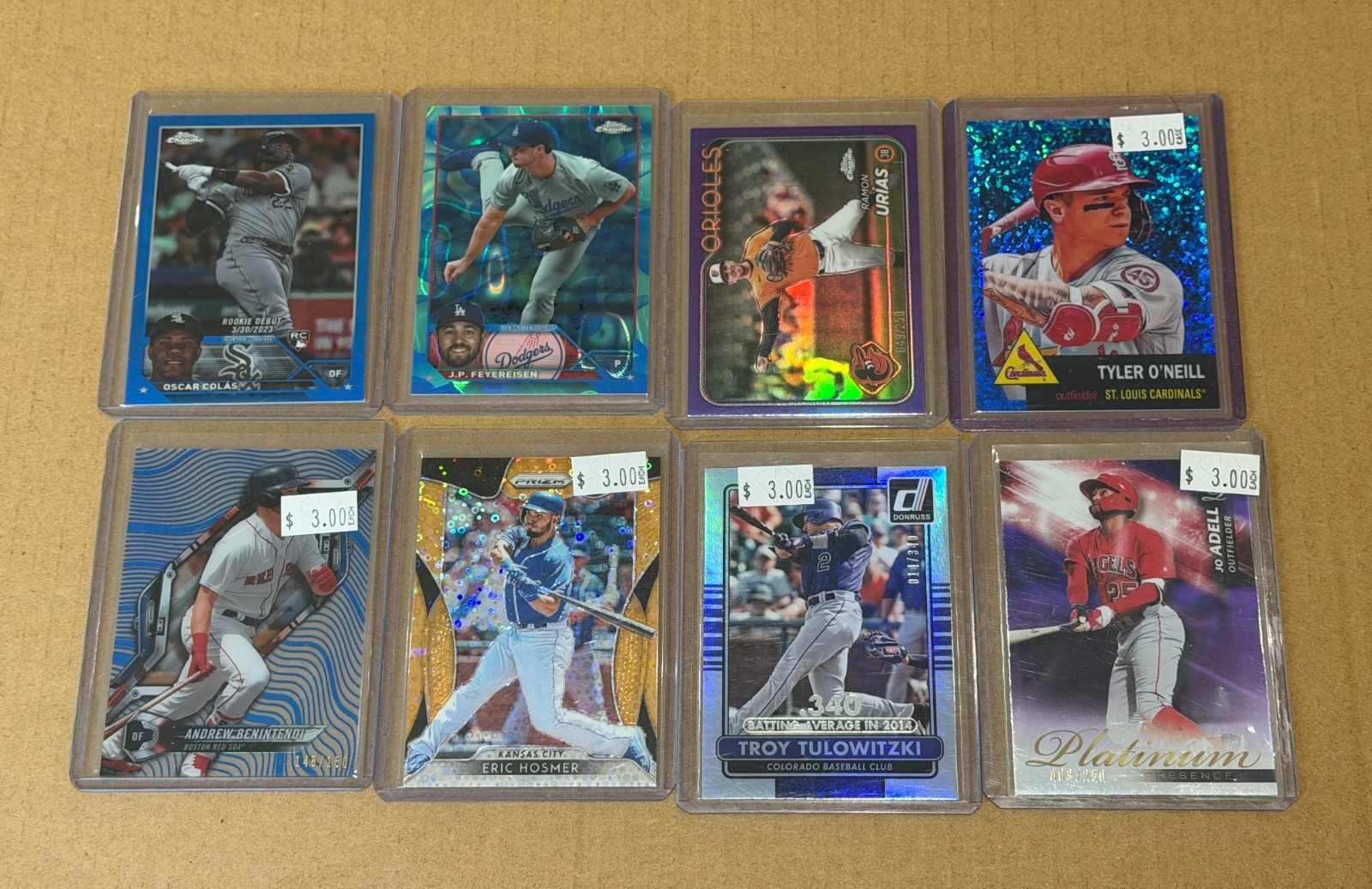 25 Card Lot MLB Baseball Auto Patch Relic RC #d Autographs Numbered Cards Only view 4