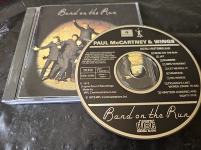 PAUL MCCARTNEY & WINGS - BAND ON THE RUN 73 JAPAN BLACK CD: NO BARCODE NR MINT