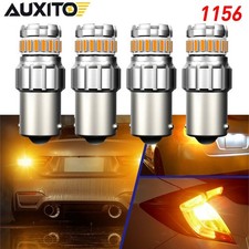 4pcs Lighting 1156 Led Yellow Turn Signal Light Bulbs Parking Side Marker Lamps