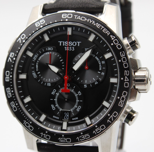 TISSOT Supersport Chrono T125.617.16.051.00 Quartz Black Dial Men's Watch 45.5mm