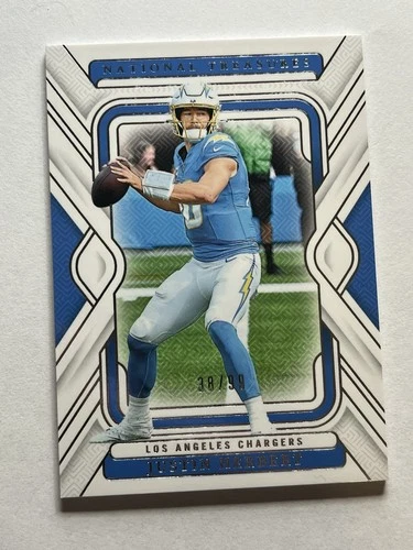 2024 Panini National Treasures /99 Justin Herbert #55 Chargers SSP