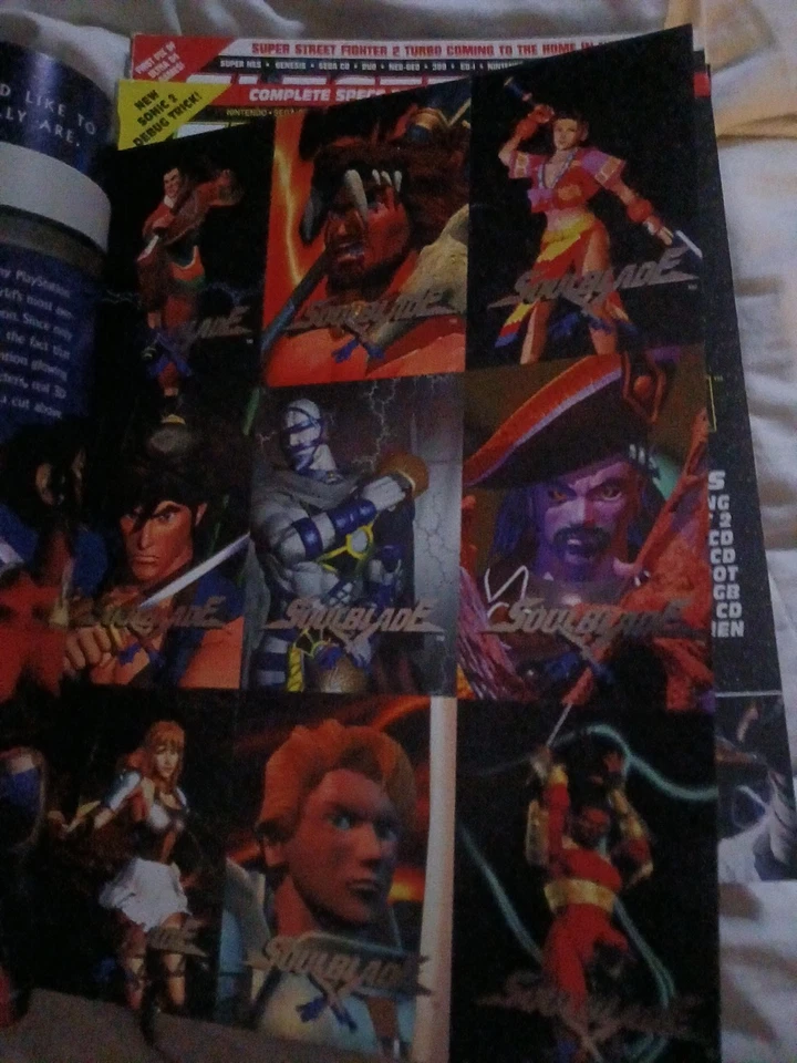 April 1997 ELECTRONIC GAMING MONTHLY #93 Jurassic Park MK4 W/ Cards! Great Shape - Image 3 of 3