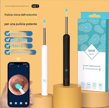 NE7 Pulizia Orecchie con Fotocamera HD Wireless Otoscopio per Rimozione Cerume