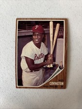 1962 Topps Baseball Wes Covington, Philadelphia Phillies #157