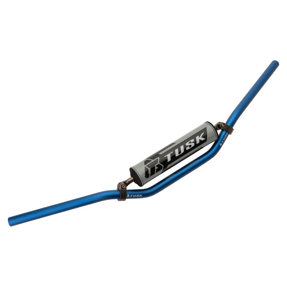 Tusk T-10 Aluminum 7/8" Handlebar YZ High Bend Blue For SUZUKI DS100 1978-1981 - Image 3 of 4