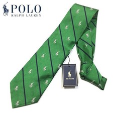Brand New Authentic Polo Ralph Lauren Made in Italy Silk Rep Pony Tie