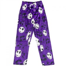 Nightmare Before Christmas Jack Skellington Expressions Sleep Pants Purple
