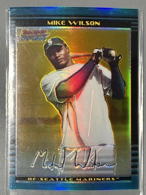 2002 Bowman Chrome #295 Mike Wilson Gold Refractors #/50