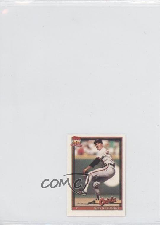 1991 Topps Micro Mark Williamson #296 0b5