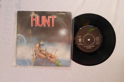 THE HUNT IT'S ALL TOO MUCH LOGO RECORDS UK 7'' VINYL SINGLE in PICTURE SLEEVE