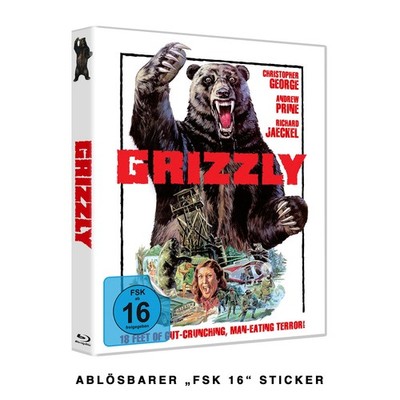 GRIZZLY - Eine Bestie läuft Amok - Cover B - Scanavo Edition (Blu-ray)