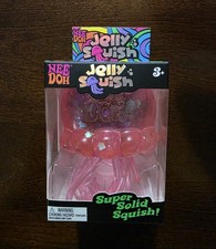 Pink NeeDoh Jelly Squish Sparkle Jellyfish Stress Toy Squishy Squeeze.
