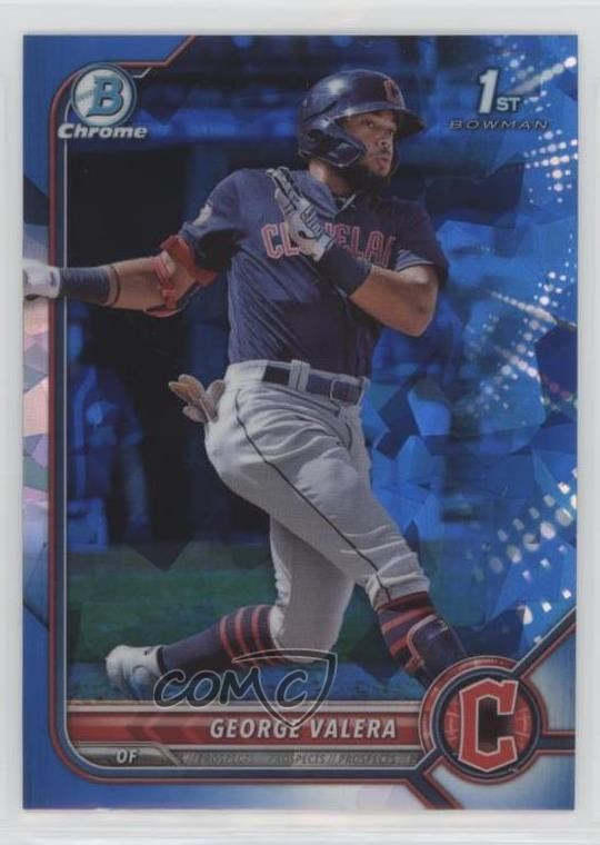 2022 Bowman Sapphire Edition Chrome Prospects George Valera #BCP-22 0dq7