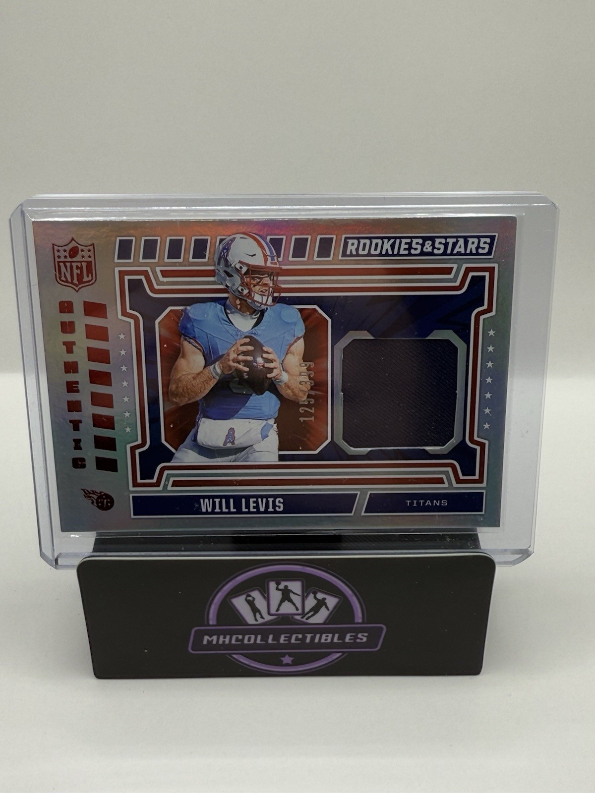 2024 Panini Rookies & Stars - Nfl Authentic Will Levis #NA-WLS Longevity /399...