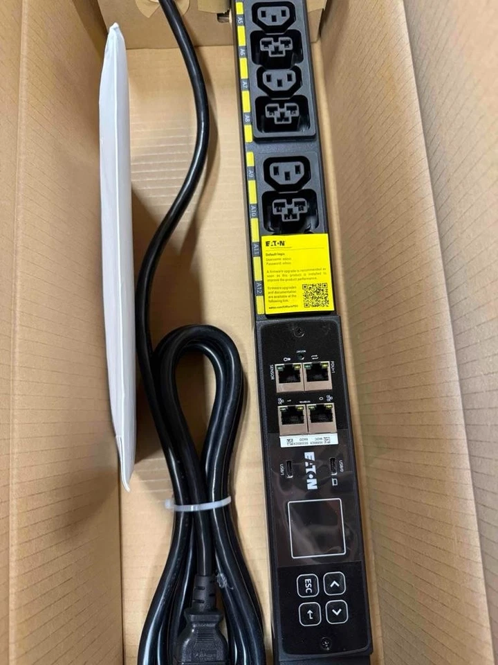 NEW Eaton Rack PDU G4 MI 0U C20/L6-20P 12xC13 12xC39 EVMIL620A 9001-22333 - Image 3 of 4
