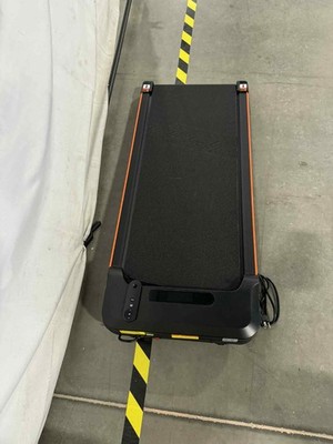 GENERIC MOTORRIZED TREADMILL WALKING PAD, 3.8 SPEECH , 39.6 LBS - BLACK/ORANGE
