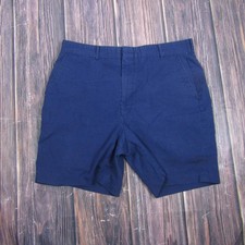 Knightsbridge For Men Mens 36 Blue Chino Shorts Pockets Casual Summer Beach