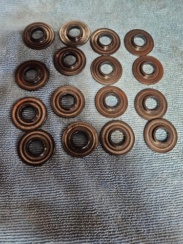 BTR Spring Locators for LS Dual Springs with Stock Guides, Set of 16 .060" Thick