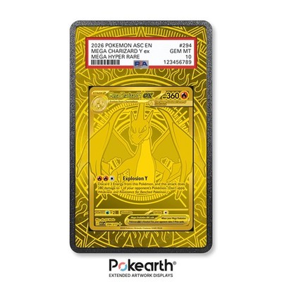 Mega Charizard Y ex 294/217 - Extended Artwork Case für Grade Cards