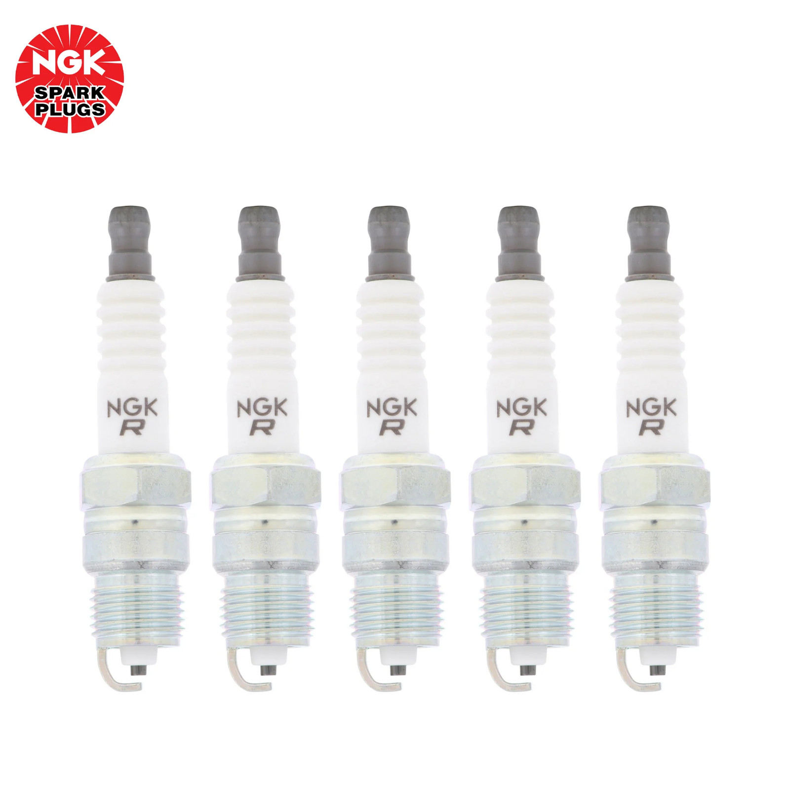 Set of 5 V-Power Spark Plugs NGK 7773 UR6, 14mm, 5/8 Hex