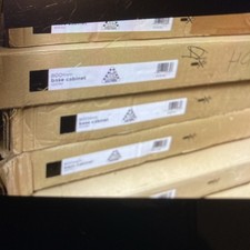 Homebase 800mm White Flat Pack Premium Kitchen Base Unit Cabinet Carcas Reduced)