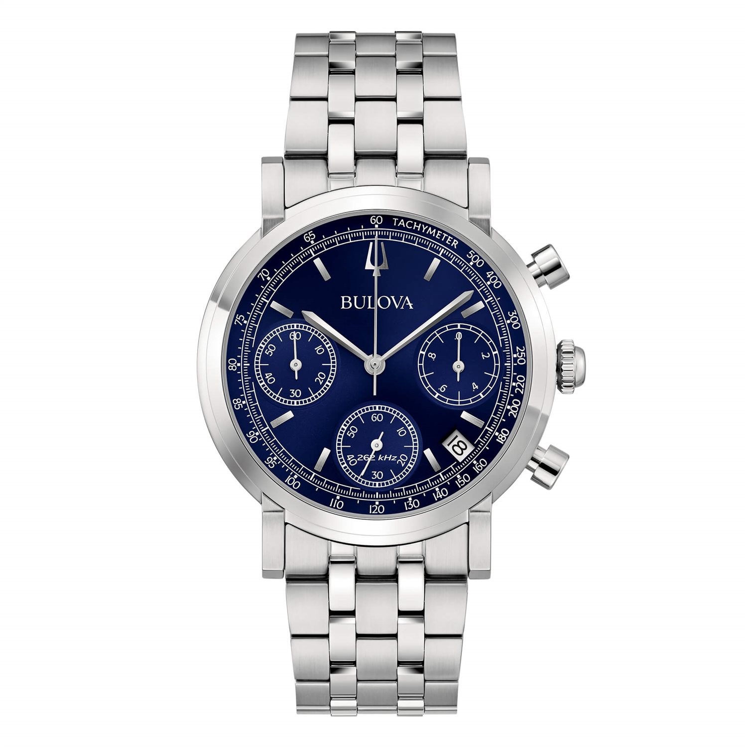 Montre Bulova Precisionist 96B458 en acier argenté pour homme