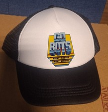 Cappello da baseball camionista regolabile berretto nero GO BOTS