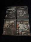 PS3 Game Lot GTA 5, COD Advanced Warfare, COD Ghosts, Saints Row The Third.