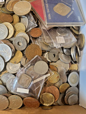 Bulk Lot World Coins 4.7kg Mixed Foreign Currency Estate Hoard Job Lot Sorting