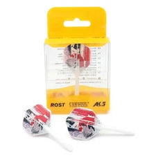 CUESOUL ROST AK5 Integrated Dart Shaft & Flight Standard Shape Medium - UK Flag